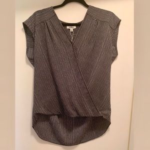 Max Studio Hi-Lo Cross Front Top